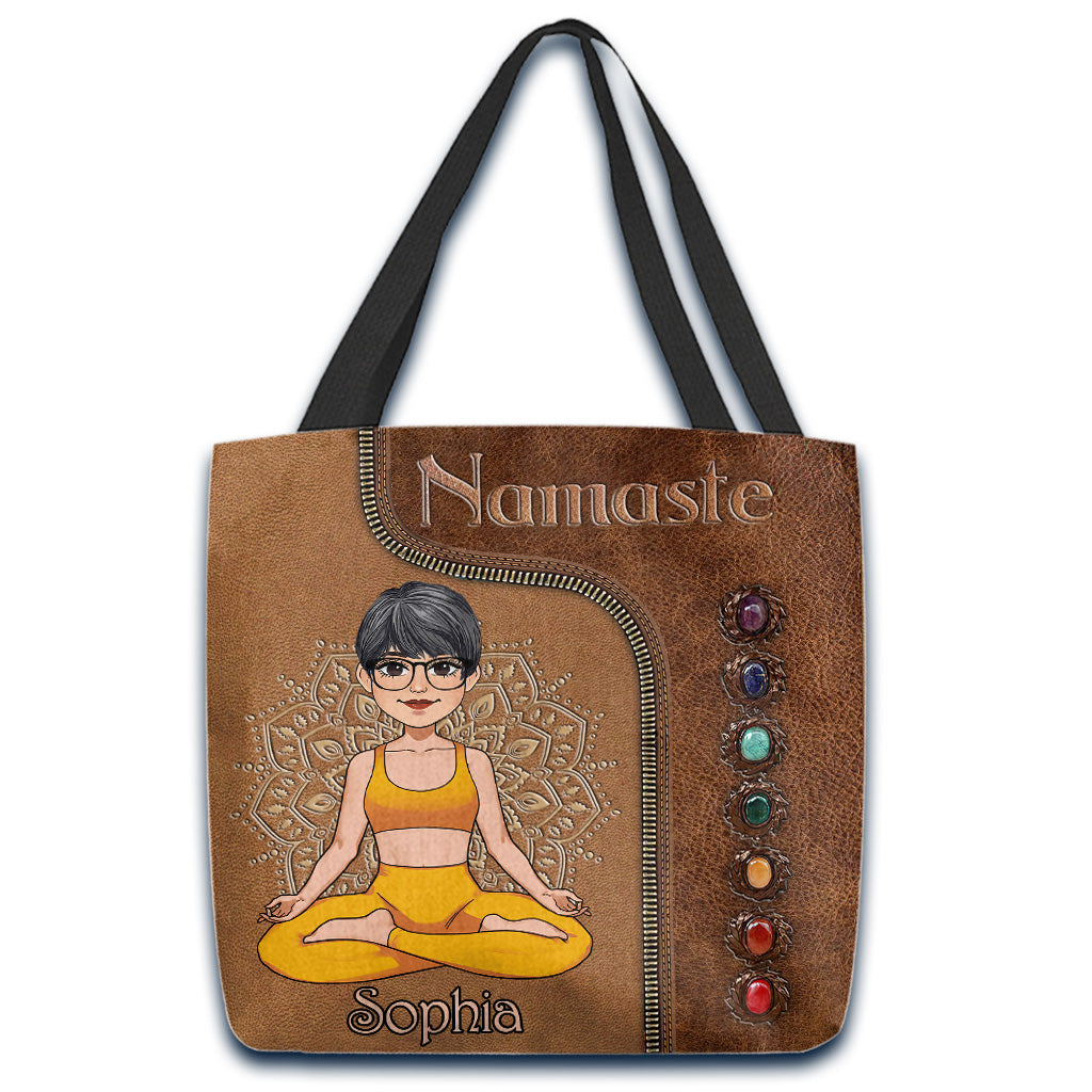 Namaste - Sac fourre-tout de yoga personnalisé