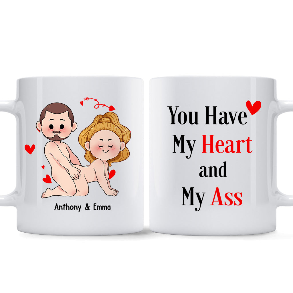 Je veux juste que tu sois heureux - Cadeau pour couple (mari, femme, petit ami, petite amie) - Mug personnalisé