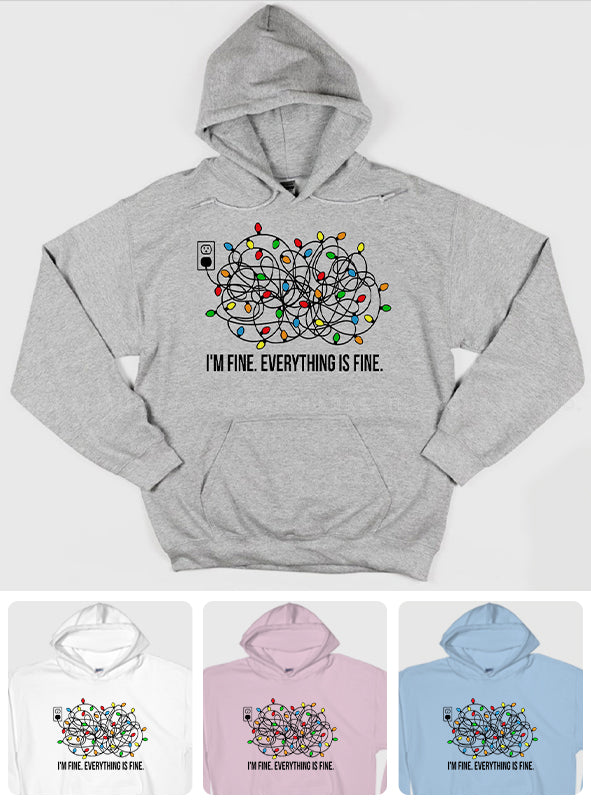 Je vais bien - T-shirt et sweat à capuche de Noël