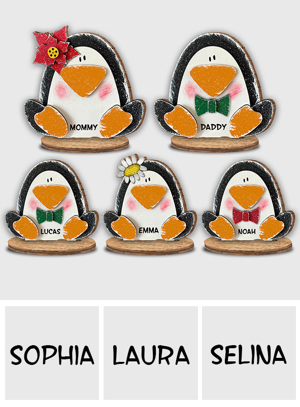 Joyeux Noël - Plaque en bois personnalisée pour la famille