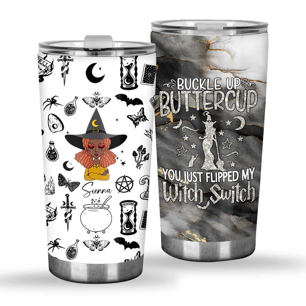 Attachez vos ceintures, Buttercup ! - Gobelet de sorcière personnalisé