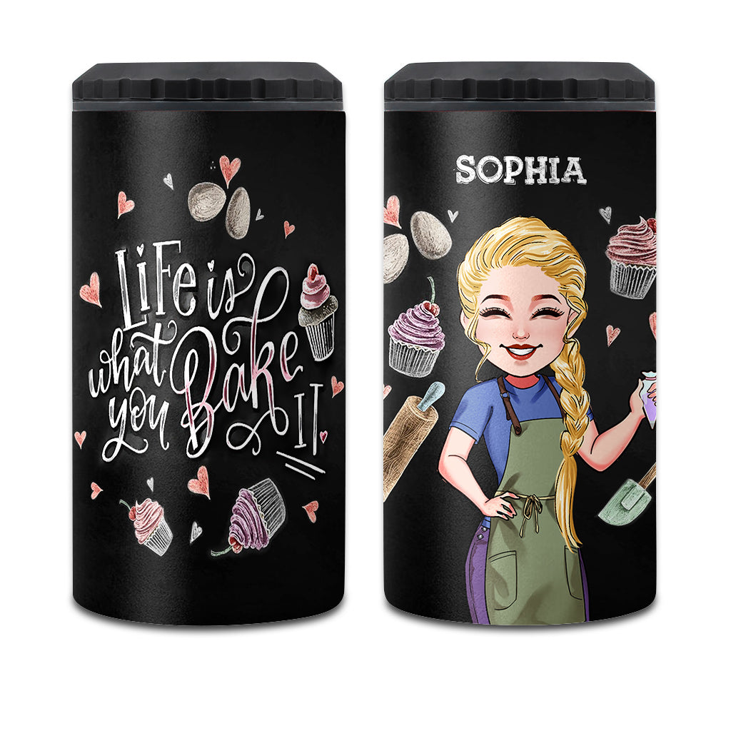 La vie est ce que vous en faites - Refroidisseur de boîtes de cuisson personnalisé