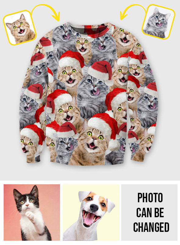 Merry Christmas - Gift for dog lovers - Personalized Ugly Sweater