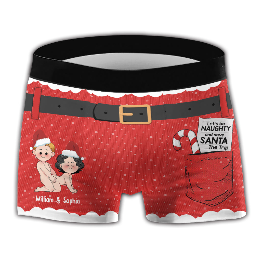 Soyons coquins - Boxers personnalisés pour couples d'hommes