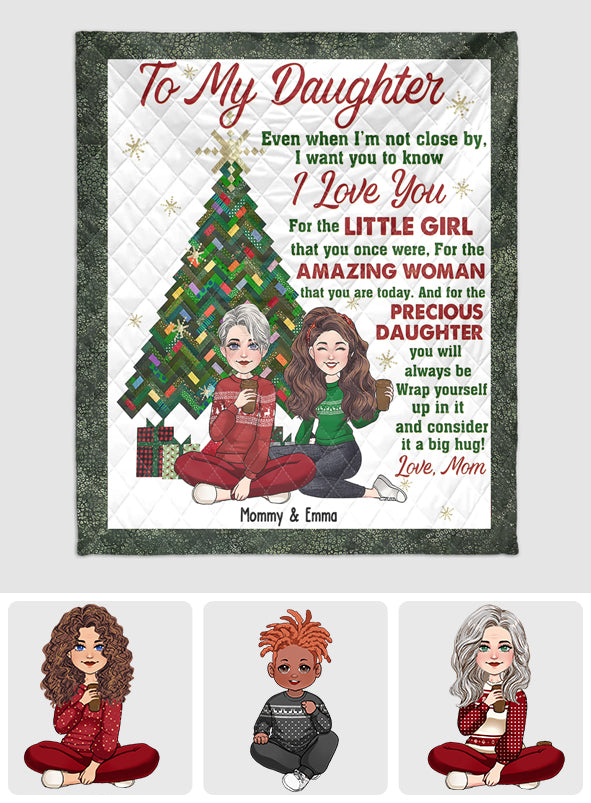À ma fille/mon fils - Cadeau pour fille, fils - Couverture personnalisée