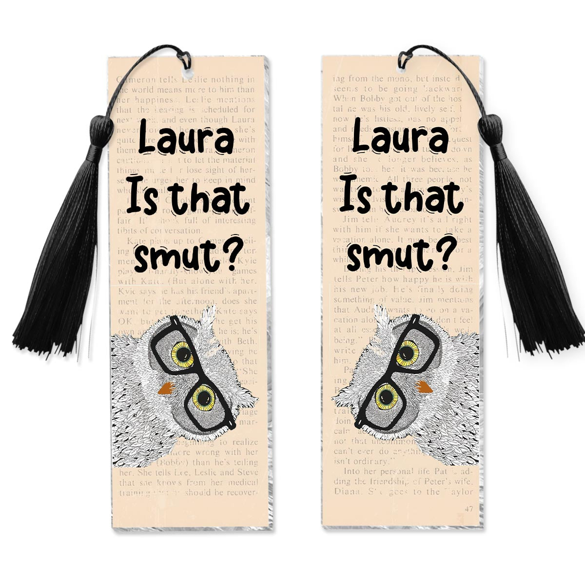 Is That Smut - Personalized Book Bookmark (Printed On Both Sides)