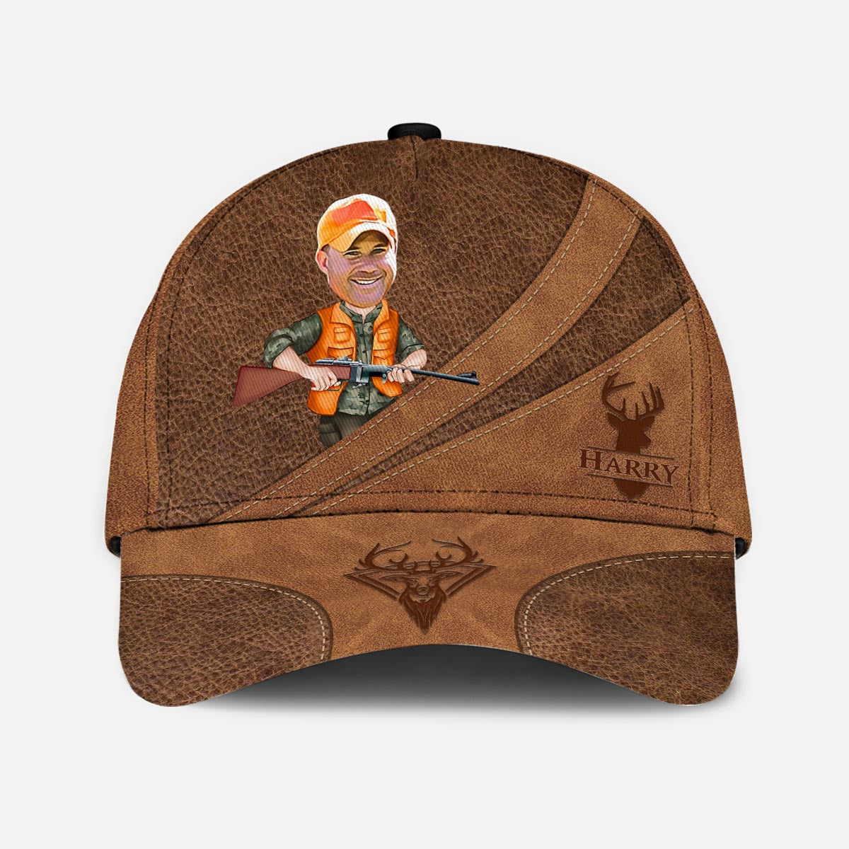 Photo Inserted Funny Hunting - Personalized Hunting Classic Cap