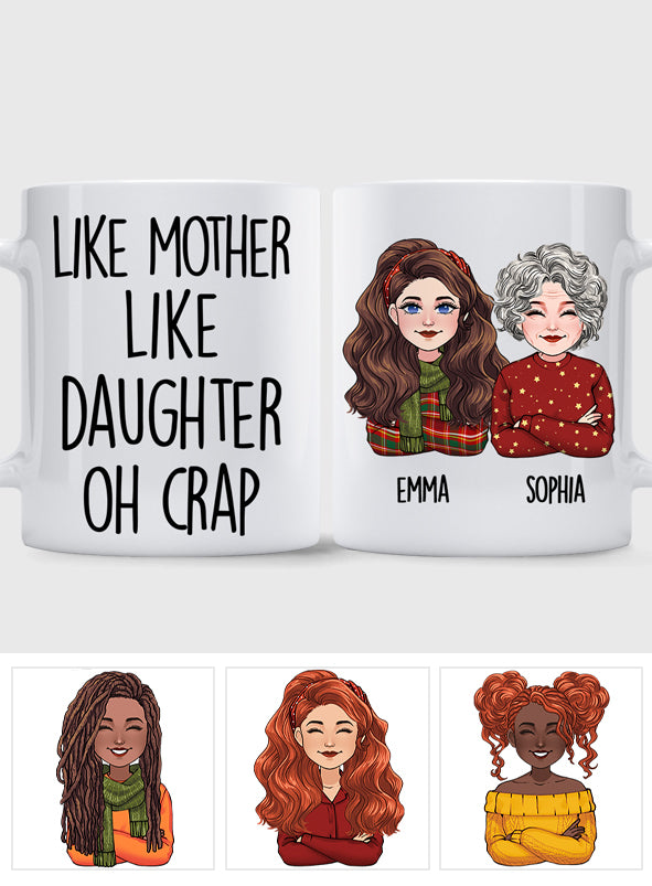 Telle mère, telle fille - Mug personnalisé pour maman