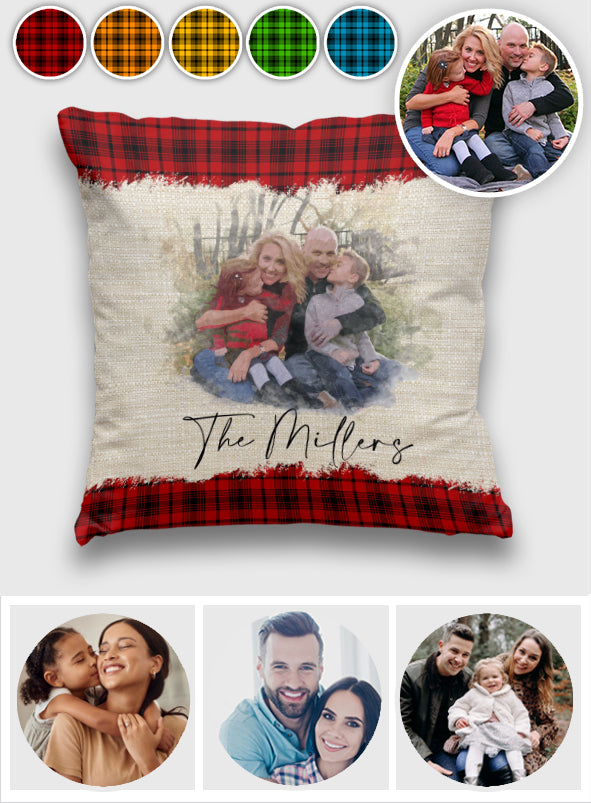 Coussin décoratif familial personnalisé « This Is Us »