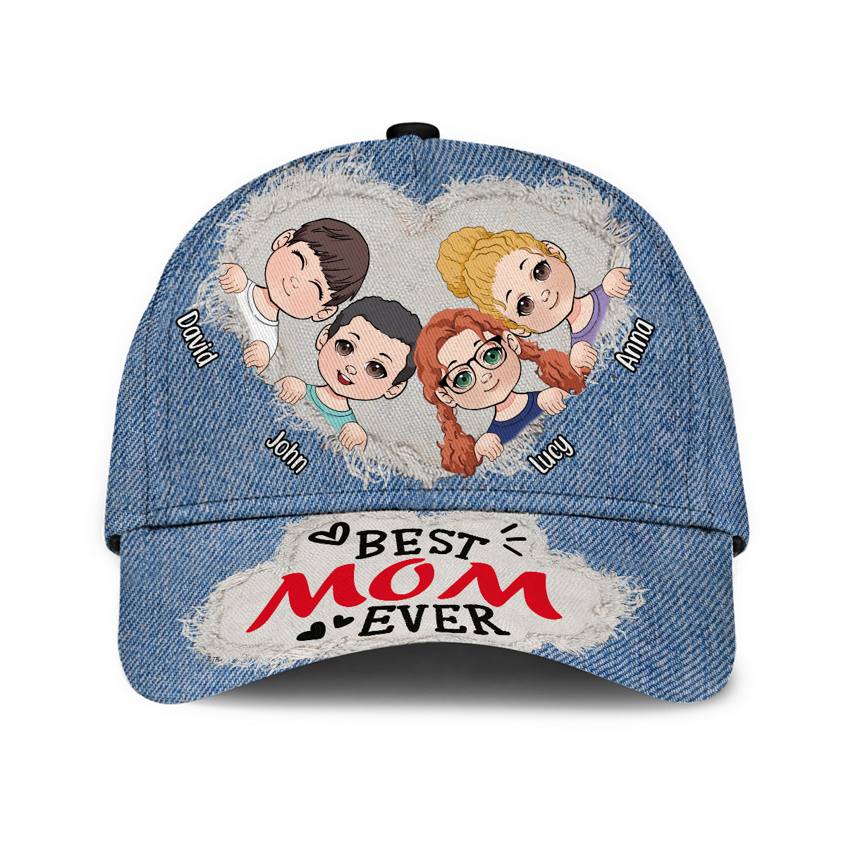 Meilleure maman du monde - Casquette classique personnalisée pour maman