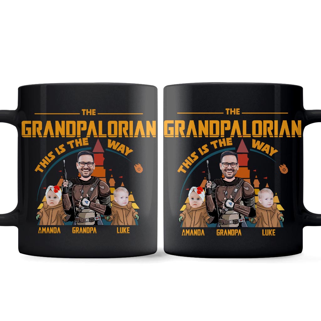 Mug personnalisé « The Mamalorian This Is The Way » - Cadeau pour maman, grand-mère, grand-père, papa