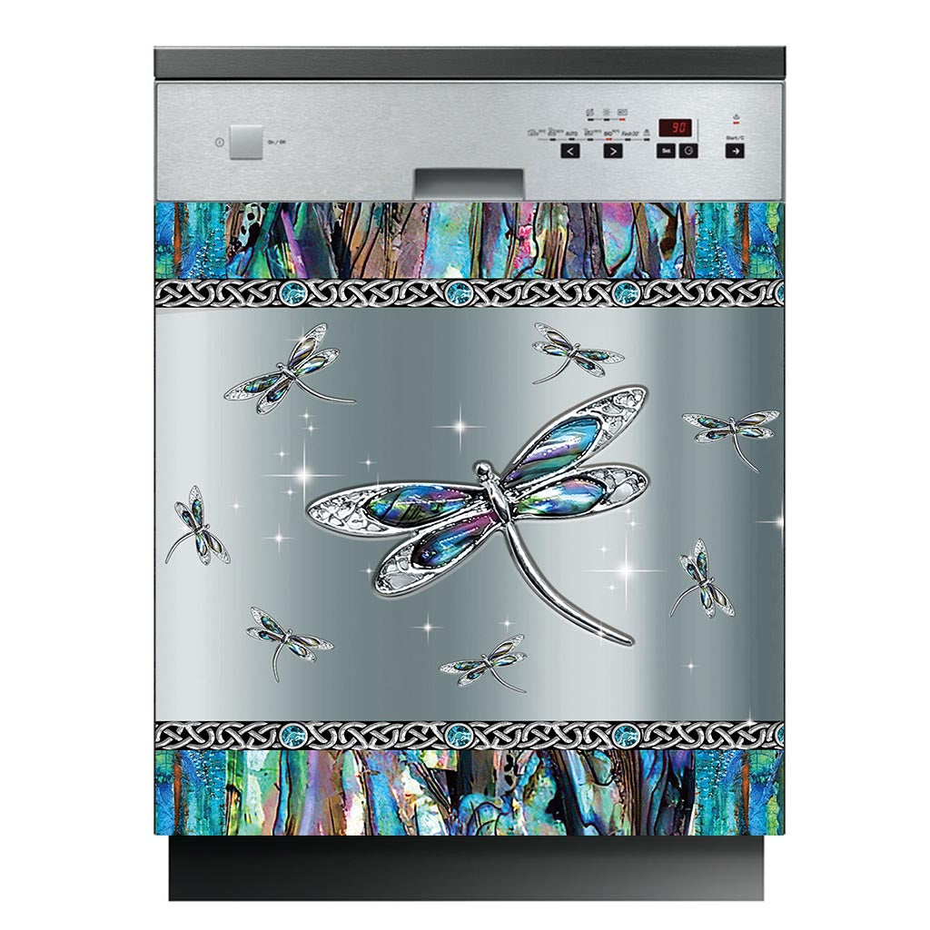 Mystery Dragonfly - Couvercle de lave-vaisselle Libellule