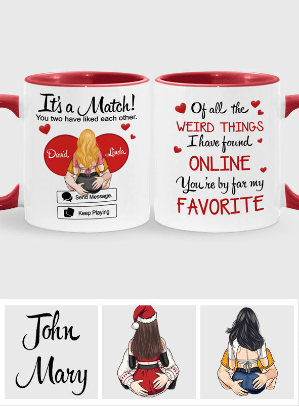 Tu es de loin mon préféré(e) - Cadeau pour petit ami, petite amie, mari, femme - Mug personnalisé