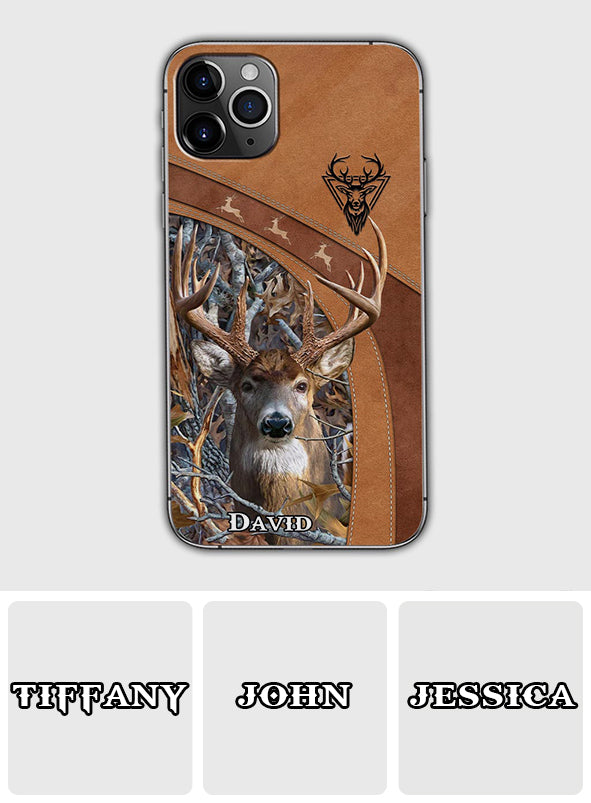 La vie est plus belle dans les bois - Coque de téléphone personnalisée pour la chasse