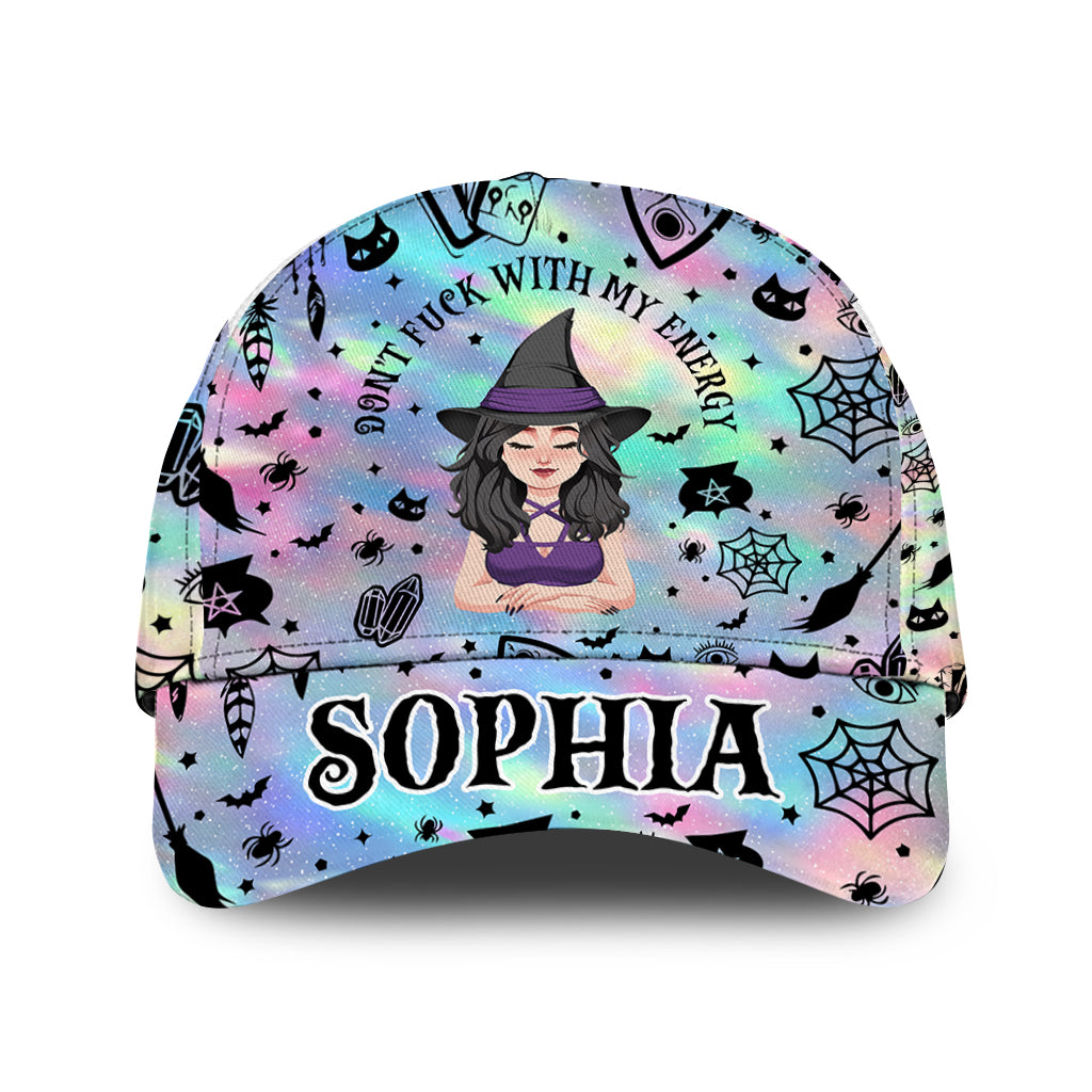 Don't F With My Energy - Personalized Witch Classic Cap