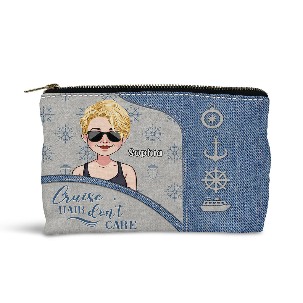 Cheveux de croisière, on s'en fiche ! - Pochette de croisière personnalisée