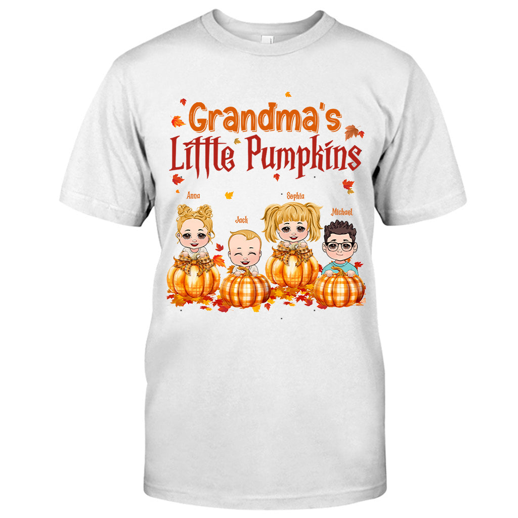 Grandma’s Little Pumpkins - Personalized Grandma T-shirt And Hoodie