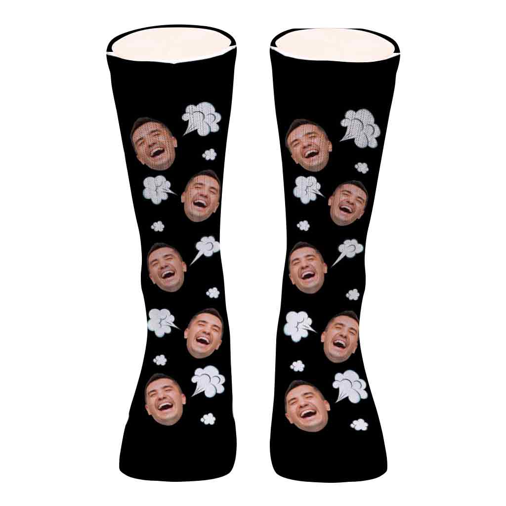 Le meilleur péteur du monde - Chaussettes de papa personnalisées