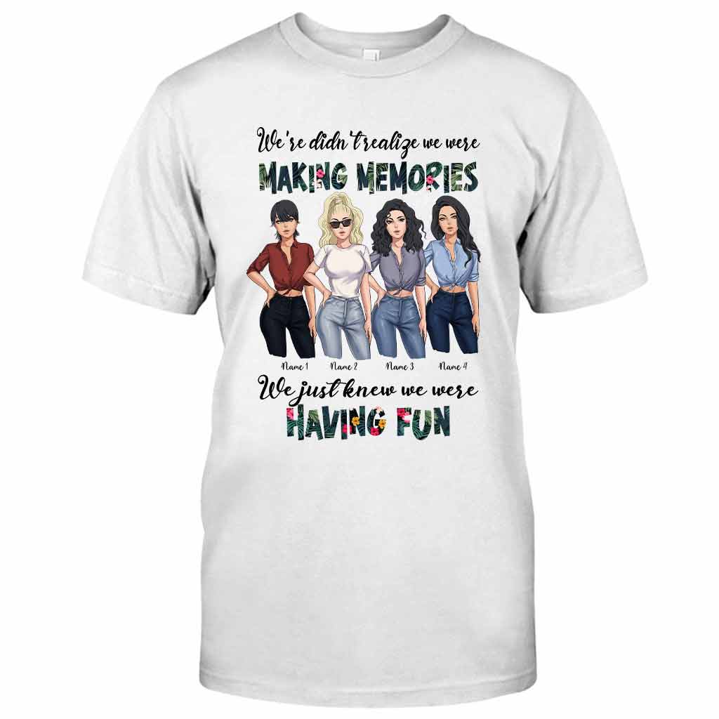 Meilleures amies qui s'amusent et créent des souvenirs - T-shirt et sweat à capuche personnalisés