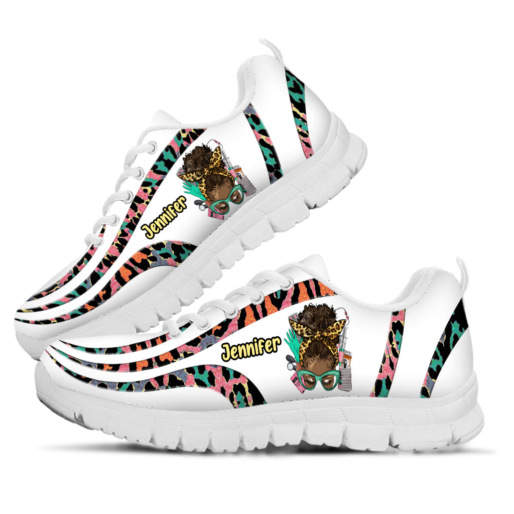 Vie d'infirmière - Baskets personnalisées pour infirmières