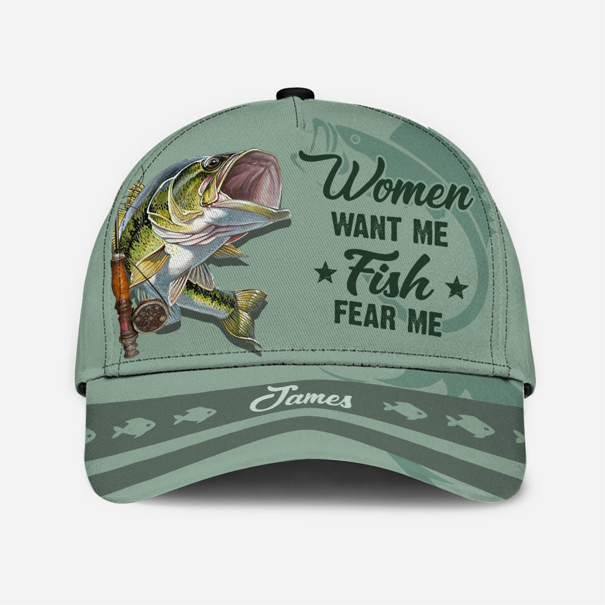 Les femmes me veulent - Casquette de pêche classique personnalisée
