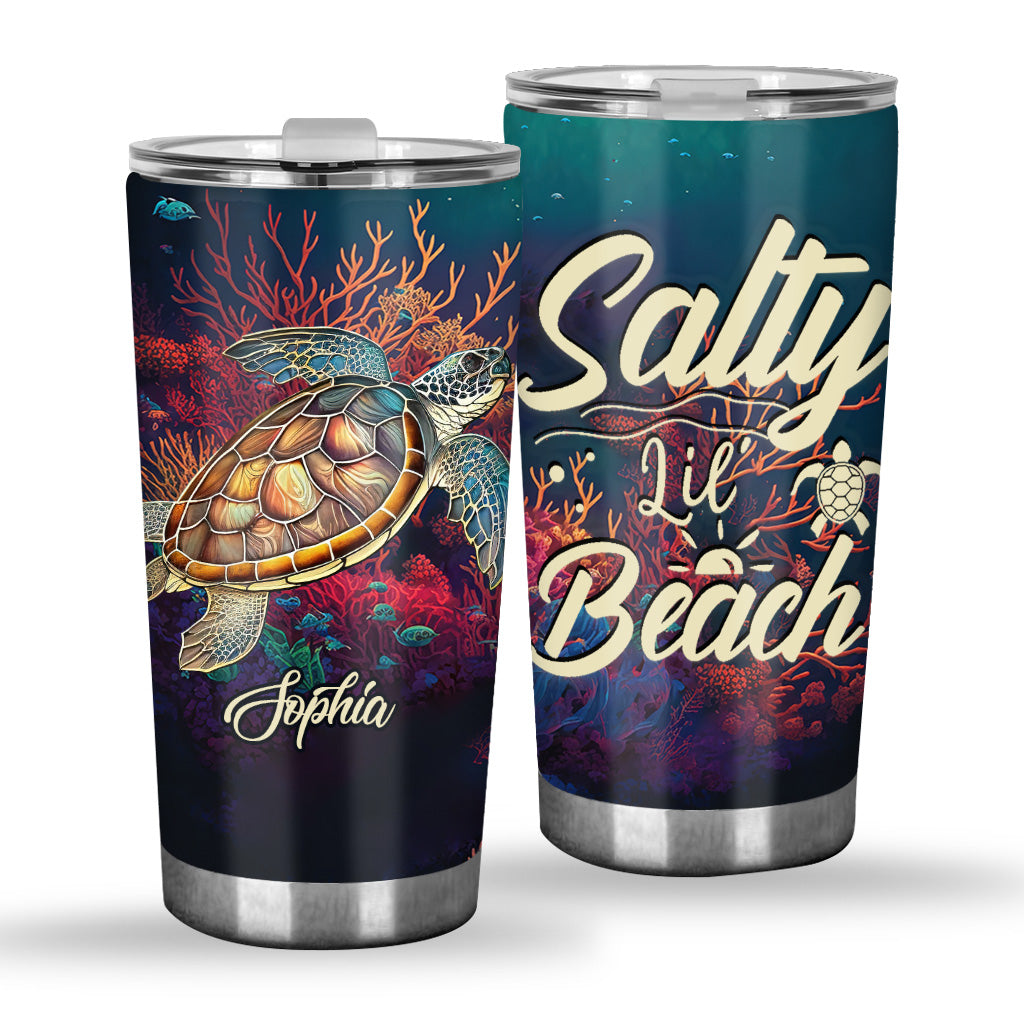 Tortue en vitrail - Gobelet personnalisé en forme de tortue