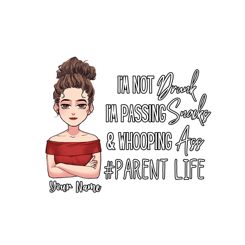 Je ne suis pas ivre - Autocollant personnalisé pour la fête des mères et la fête des pères