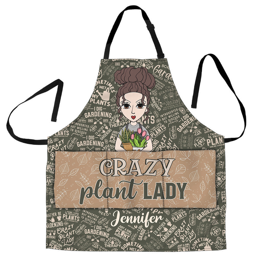 Tablier de jardinage personnalisé « Juste une fille qui aime jardiner »