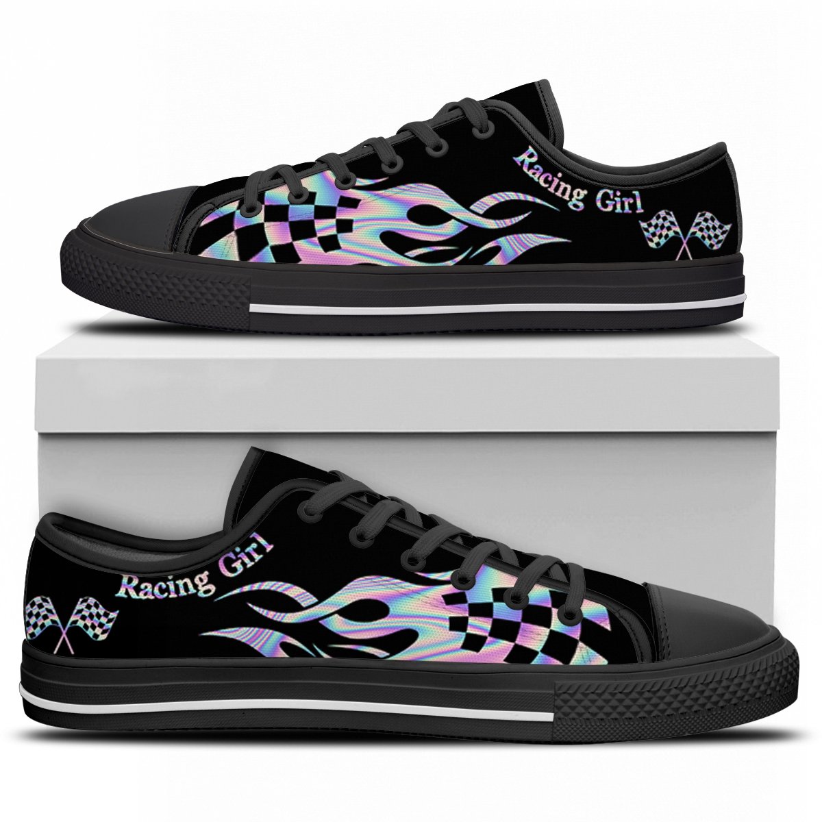 Chaussures basses Racing Girls Flame