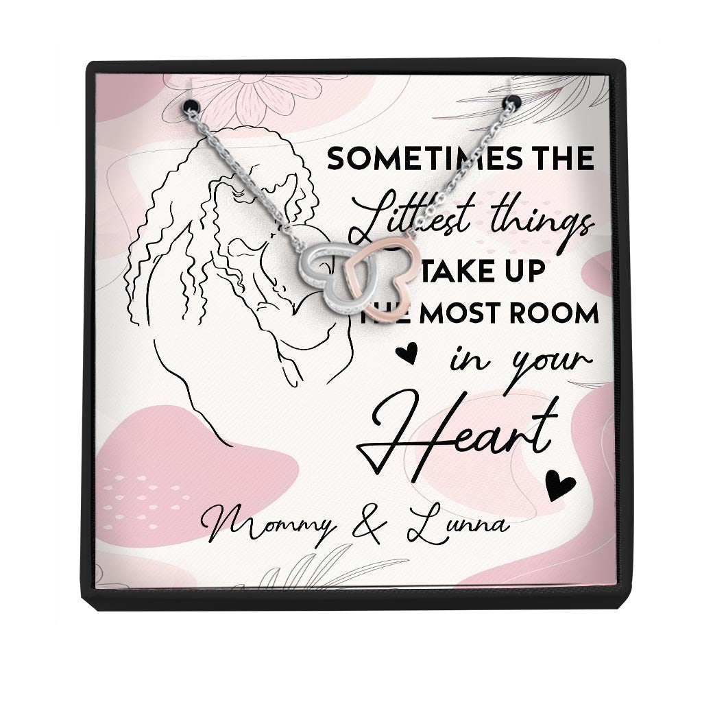 Parfois, ce sont les petites choses qui comptent - Collier personnalisé pour la fête des mères