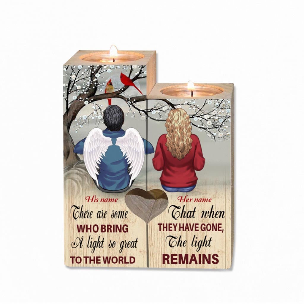 Cadeau commémoratif pour couple - Bougeoir personnalisé pour couple