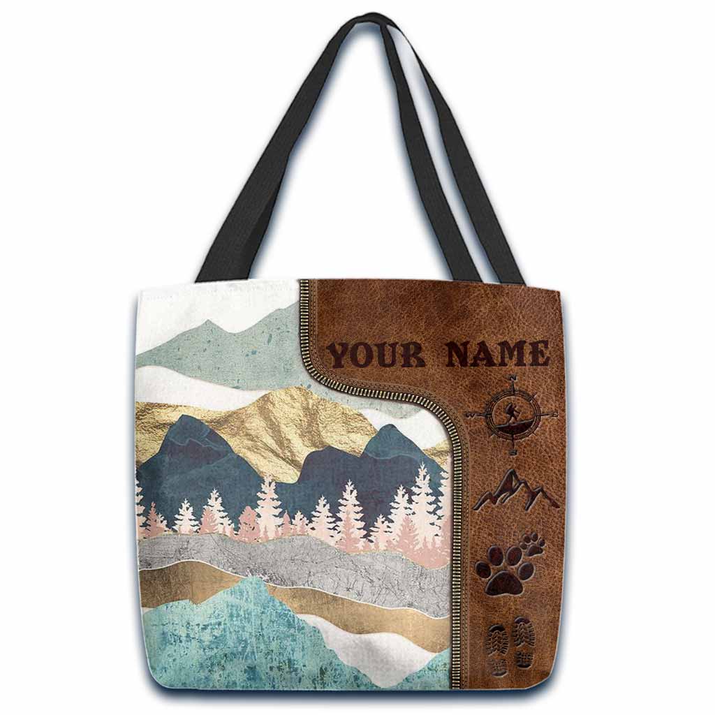 Love Hiking Personalized Tote Bag