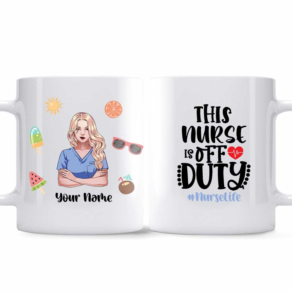 Infirmière en congé - Mug personnalisé