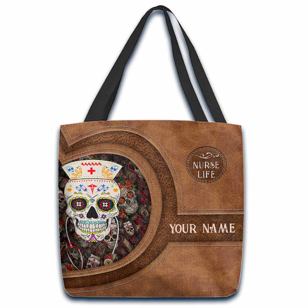 Vie d'infirmière - Sac fourre-tout personnalisé pour infirmière
