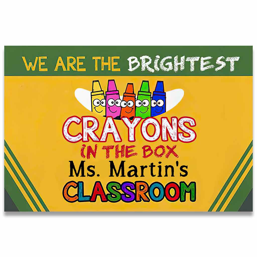 Nous sommes les crayons les plus brillants - Paillasson personnalisé pour enseignants