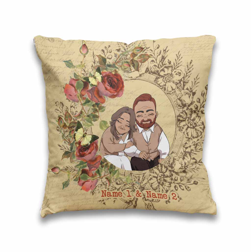 Tu es la meilleure chose qui me soit jamais arrivée - Coussin décoratif personnalisé pour couple