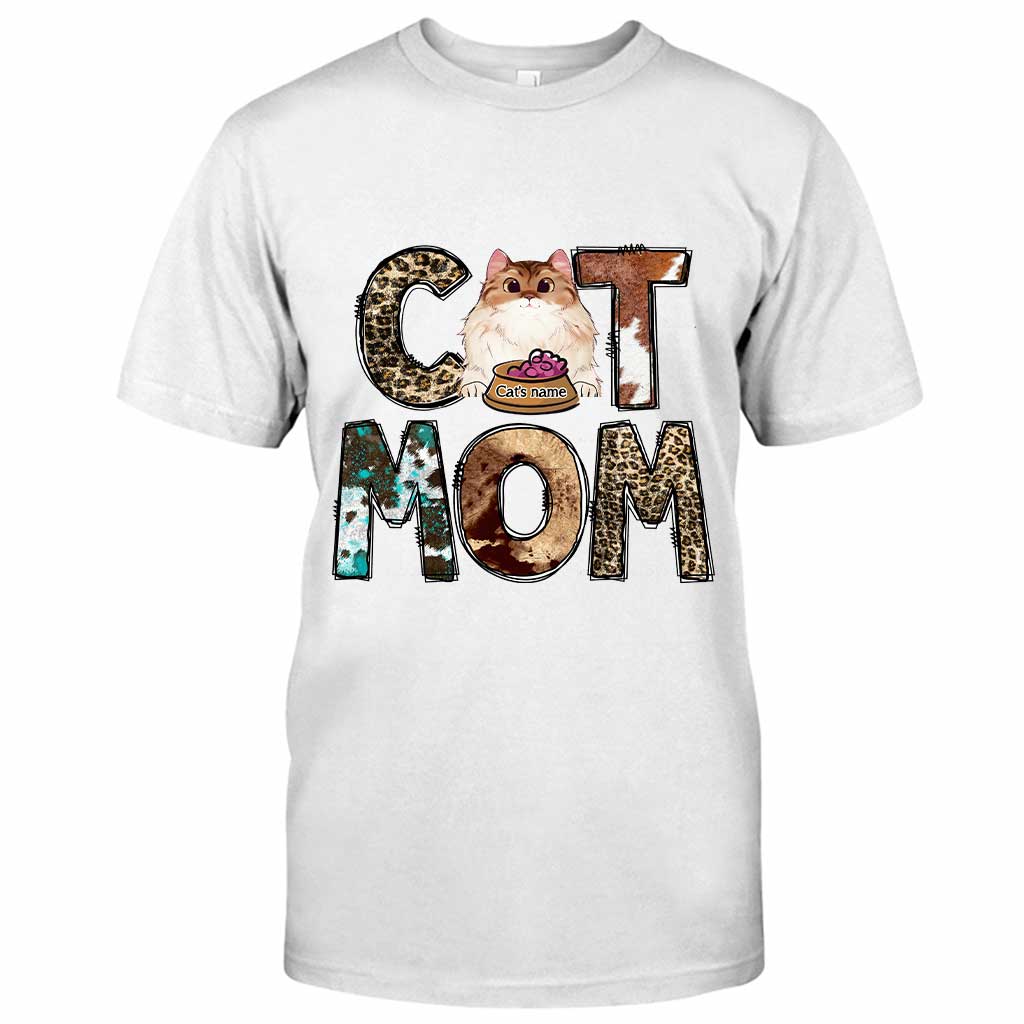 Maman Chat - T-shirt et sweat à capuche personnalisés pour la fête des mères et la fête des pères
