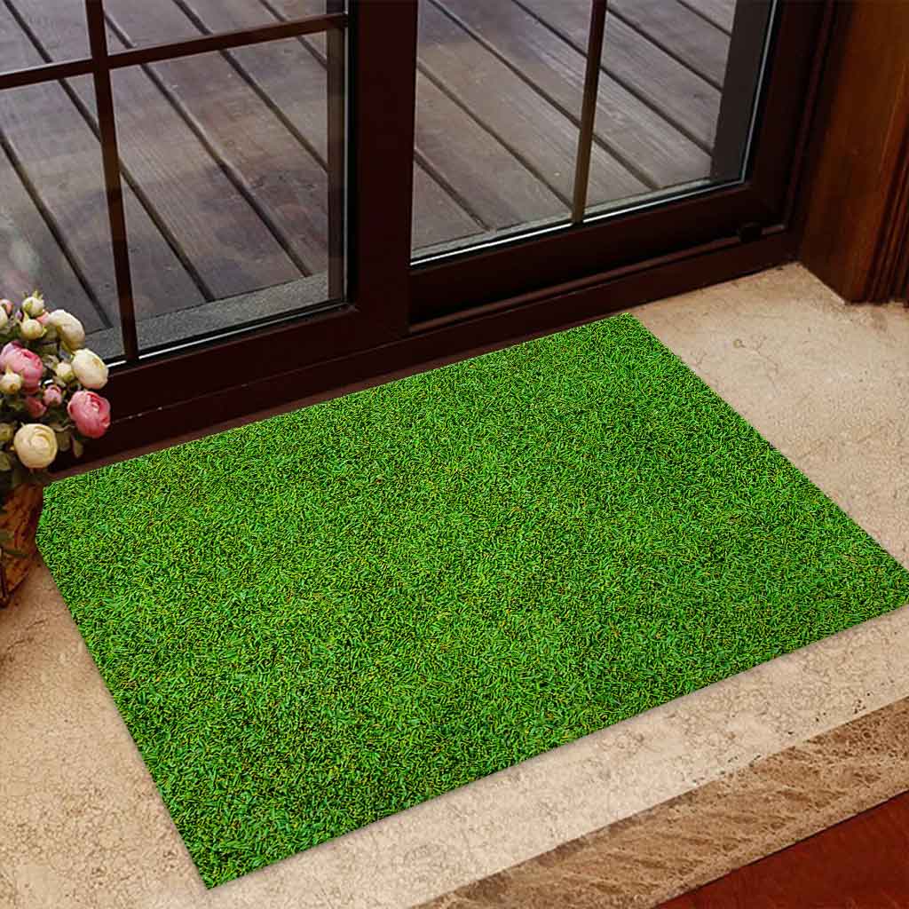 Bienvenue - Tapis de porte imprimé motif golf 3D