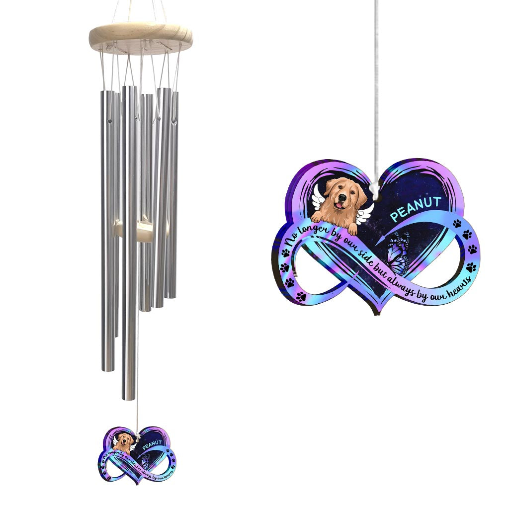 No Longer By Our Side - Personalized Dog Wind Chime