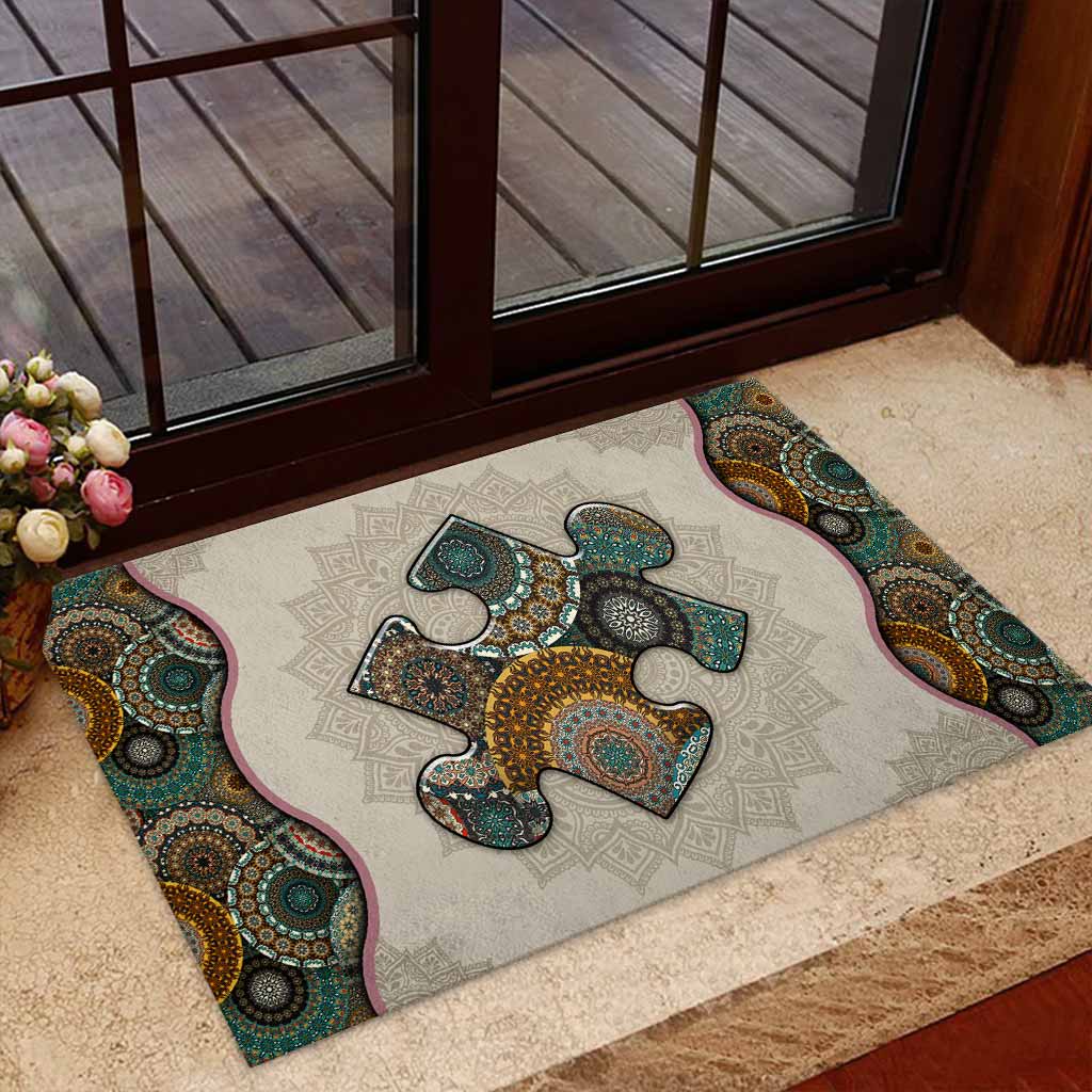 Paillasson de sensibilisation à l'autisme