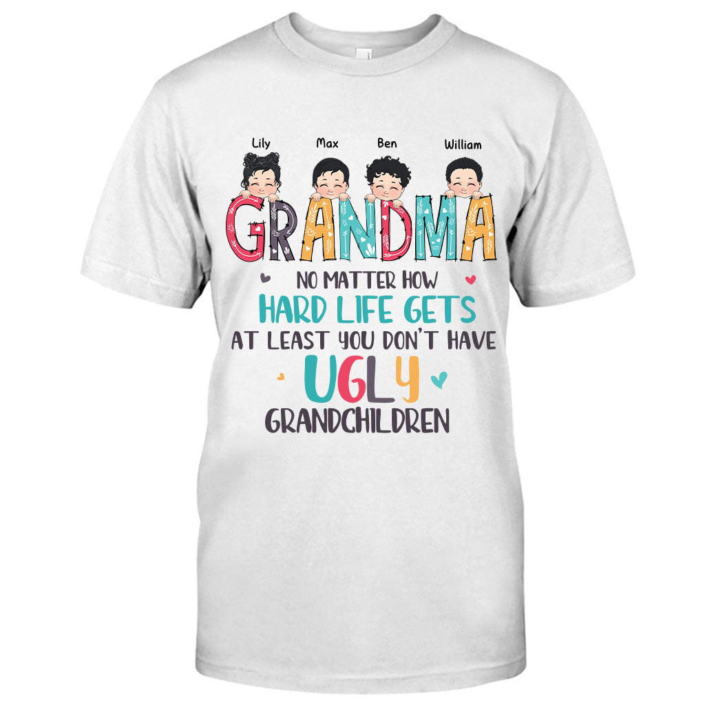 Peu importe les difficultés de la vie - T-shirt et sweat à capuche personnalisés pour la fête des mères et pour grand-mère