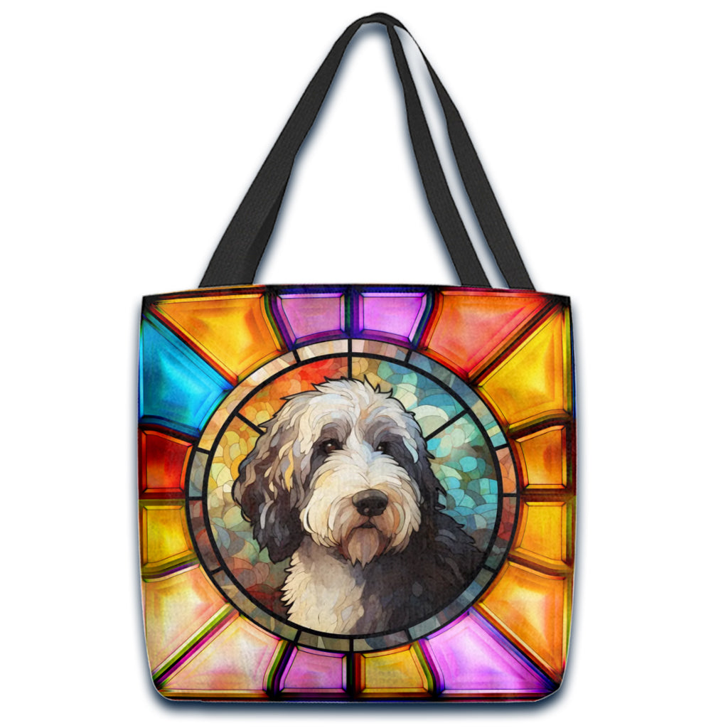 Sac fourre-tout personnalisé pour chien Colorful Paws