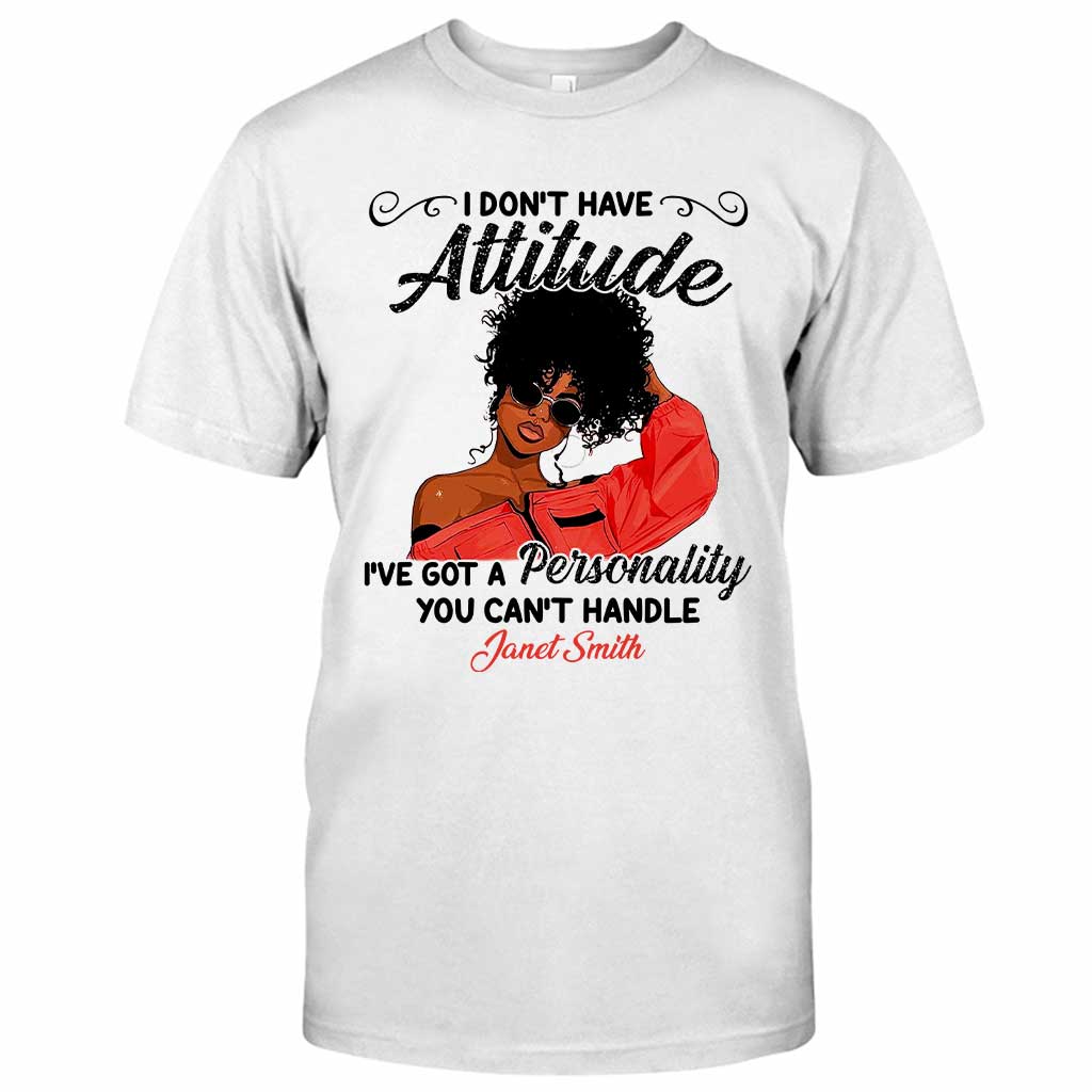 J'ai une personnalité que vous ne pouvez pas gérer - T-shirt et sweat à capuche afro-américains personnalisés 062021