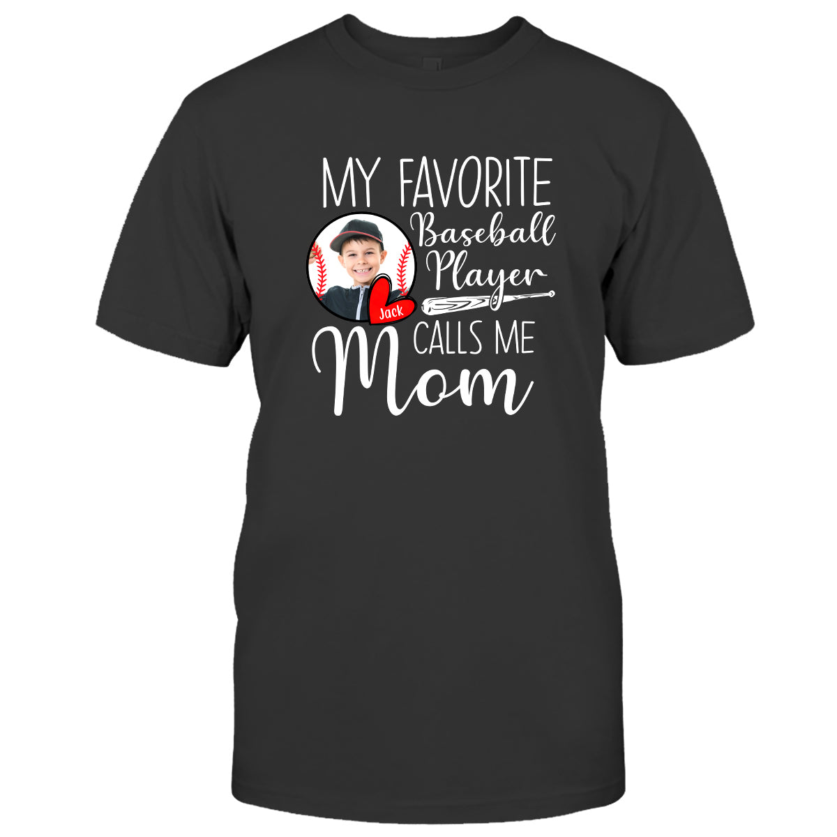 Mon joueur préféré m'appelle - T-shirt et sweat à capuche de baseball personnalisés