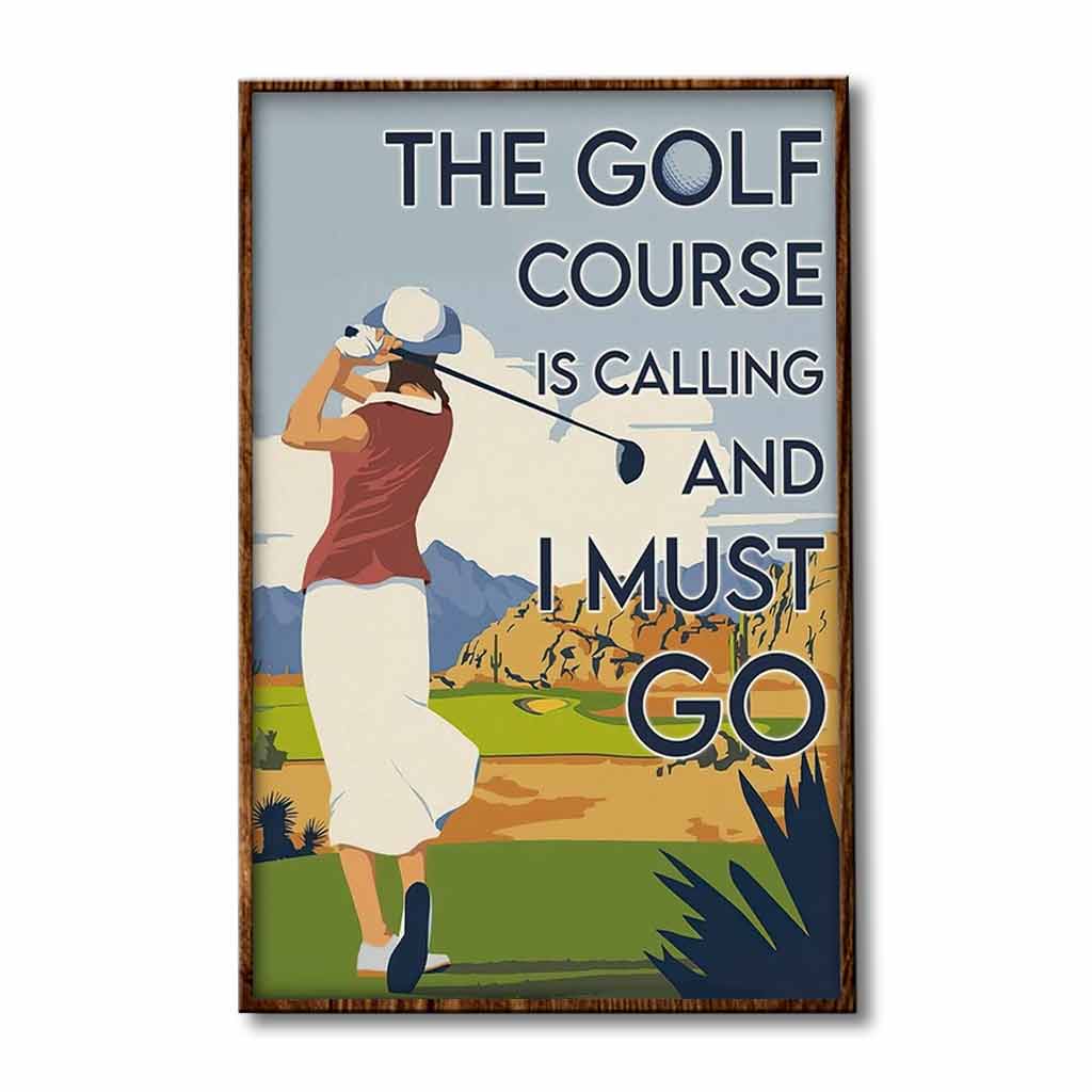 The Inspirational Golf Course Poster