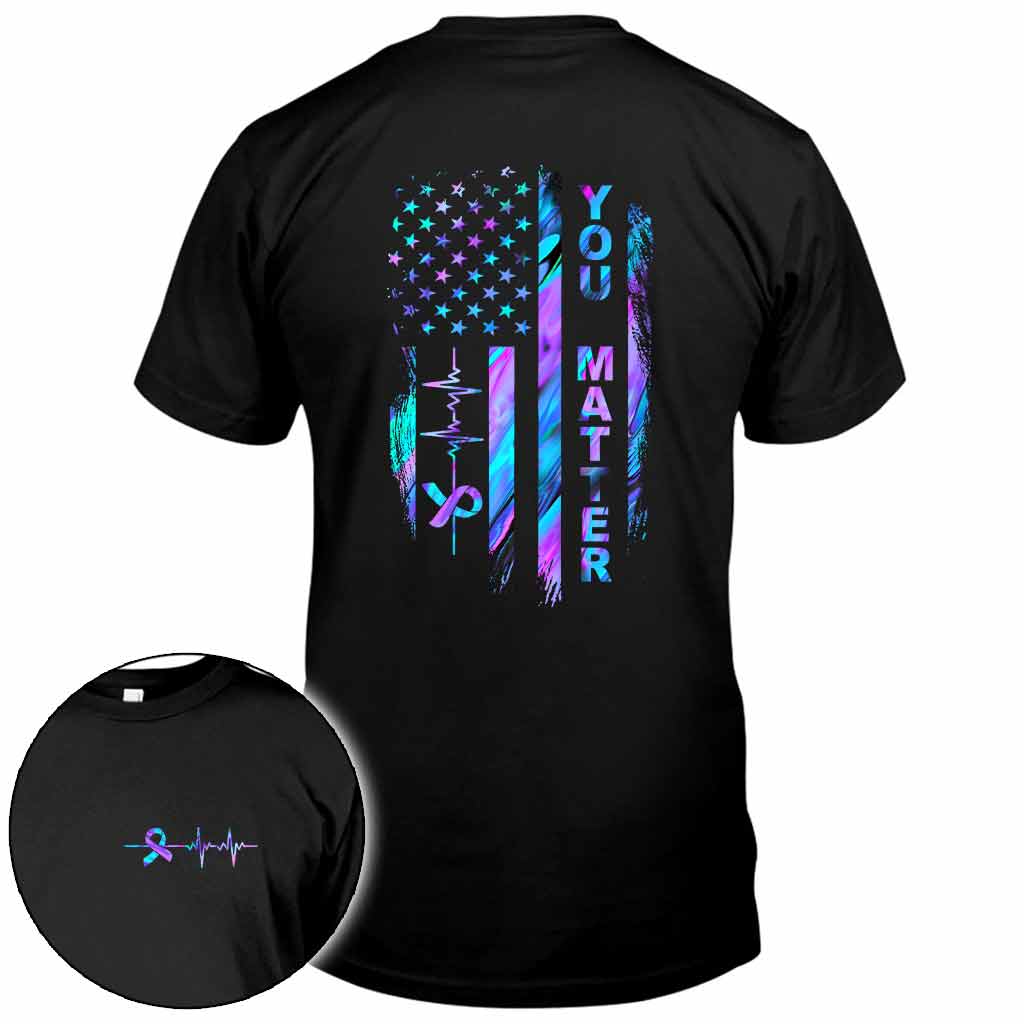 T-shirt et sweat à capuche avec drapeau de prévention du suicide 062021