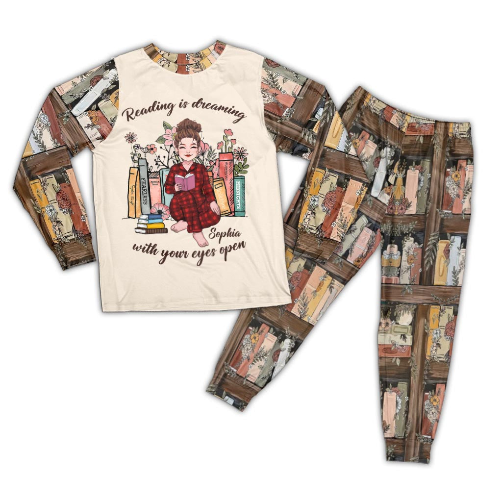 Every Time You Open A Book - Personalized Book Pajamas Set