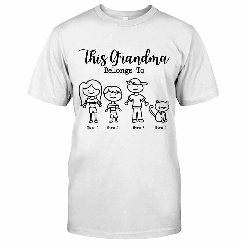 Cette grand-mère appartient à - T-shirt et sweat à capuche personnalisés pour grand-mère