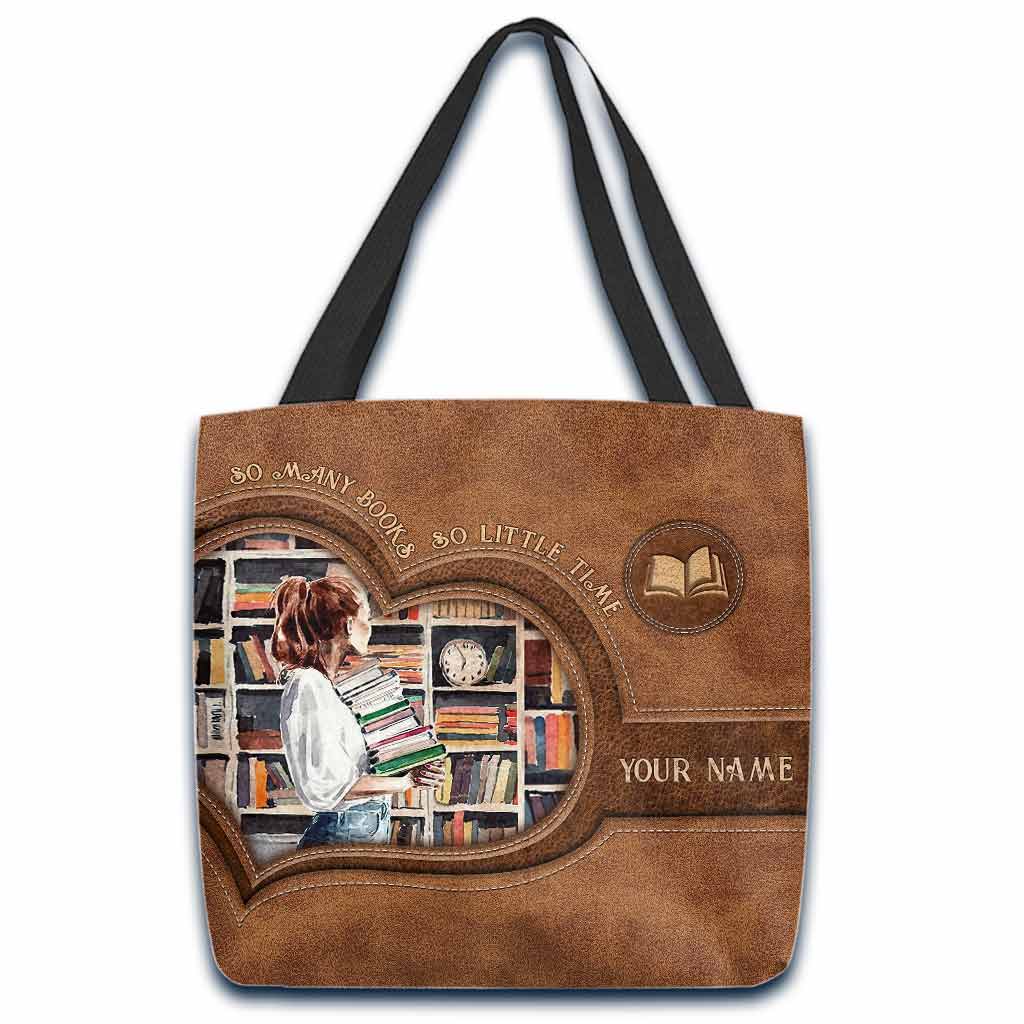 Sac fourre-tout personnalisé « So Many Books »