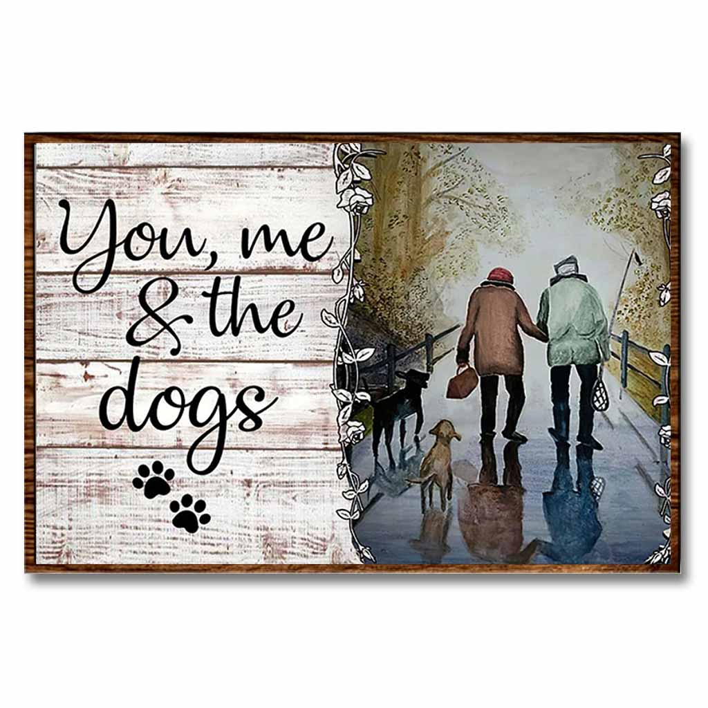 Toi, moi et les chiens - Affiche de pêche